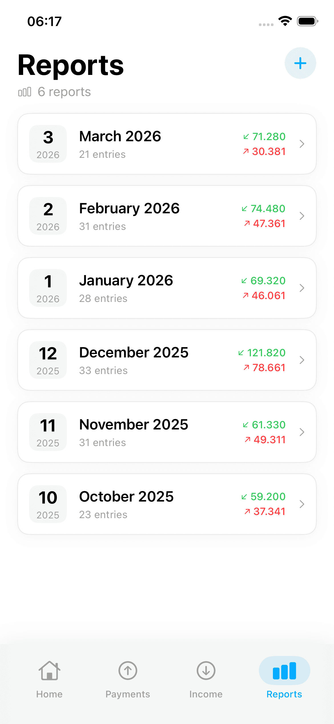 FinanceTable Reports